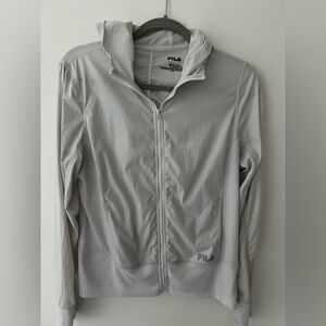 Fila Women's Light Gray Utility Jacket